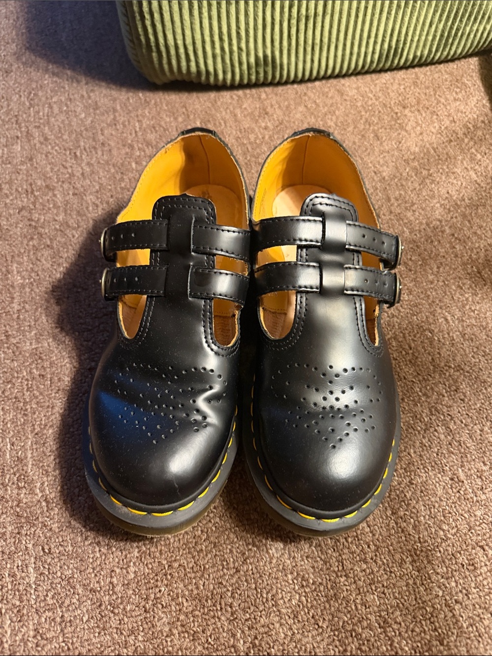 8065 Black leather Mary Jane’s Dr. Martens